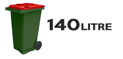 140 litre wheelie bins perth