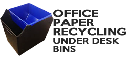 OFFICE PAPER RECYCLING BINS